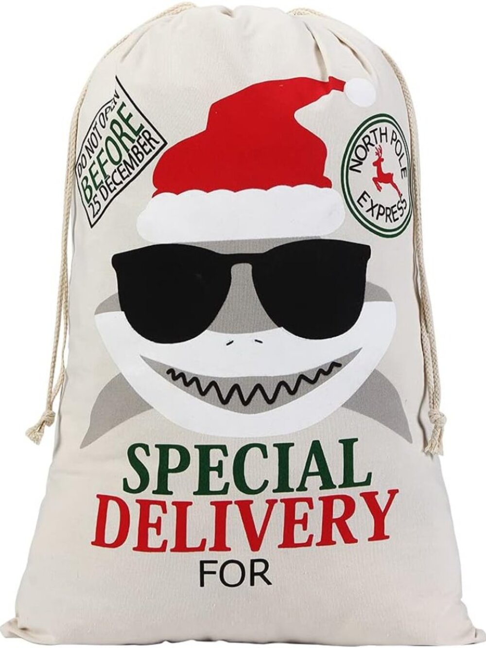 Christmas bag Santa Sacks Personalized Canvas large Christmas Santa bags Large C